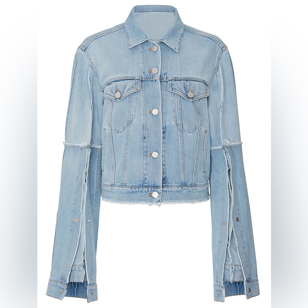 Rokh split sleeve denim jacket
